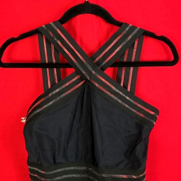 NEW AAVA Imogen Crossover One‎ Piece Black Womens Size Large - Picture 3 of 7